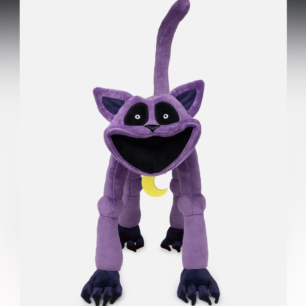 Mob Entertainment Official Poppy Playtime NWT sealed Monster Cat Nap plush 18”💜 - Picture 10 of 14
